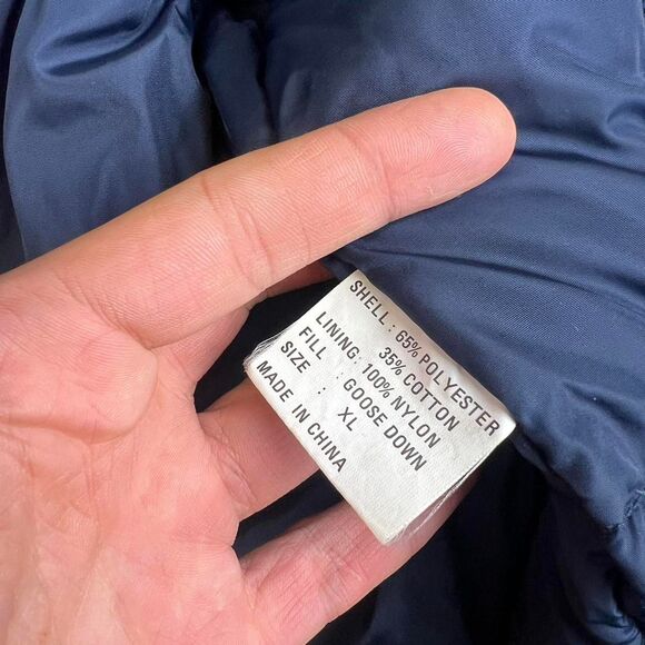 Vintage Orvis Puffer Goose Down Vest with pockets Size XL - Picture 6 of 7